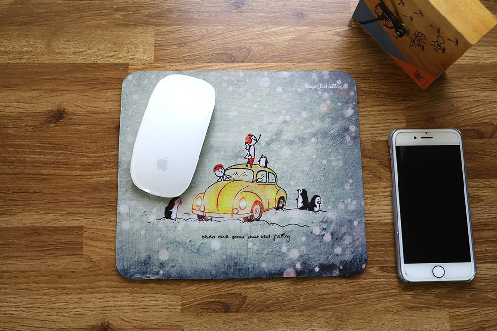 Unposted Letters - Mouse Pad - Snow Falls