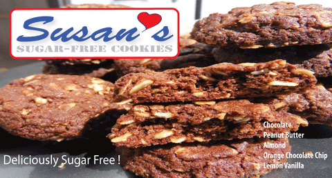 Susan's sugar free cookies - chocolate