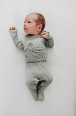 L'ovedbaby Organic Cotton Graphic Footie
