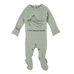 L'ovedbaby Organic Cotton Graphic Footie