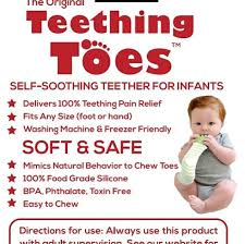 Teething Toes The Original Teething Toes Blue