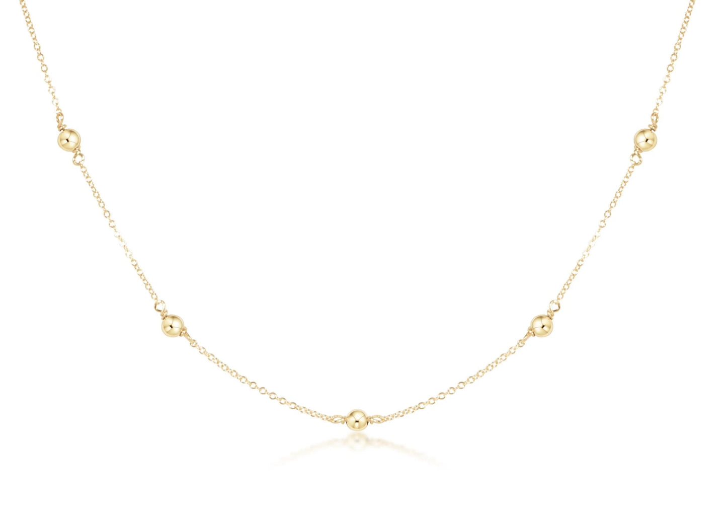 Choker Simplicity Classic 4mm Gold