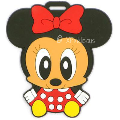 minnie mouse luggage tag