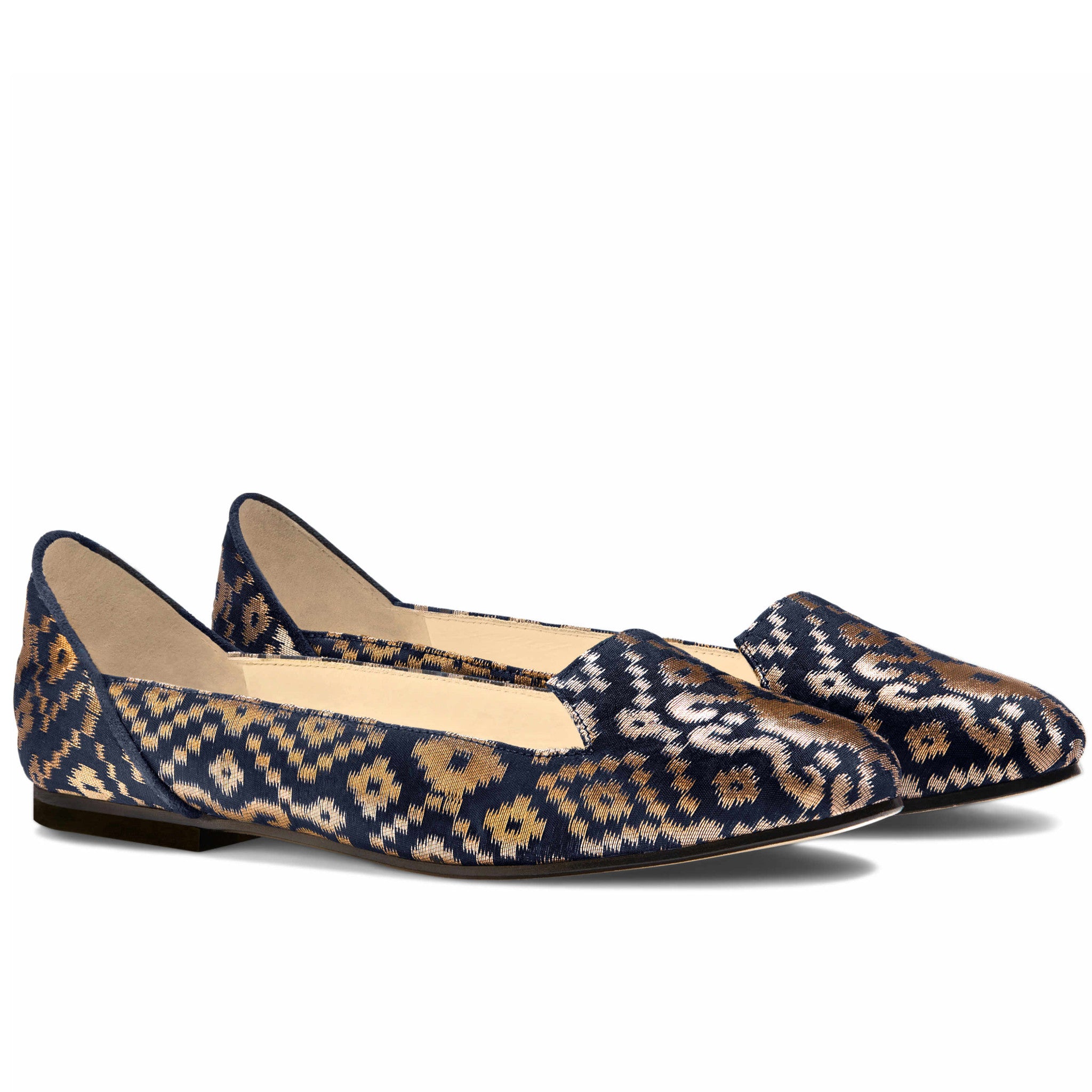 BOTE A MANO, Silk Flat Shoes, Women, Silk Brocade, Made in Italy – Boté A