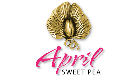 April birth flower jewelry sweet pea