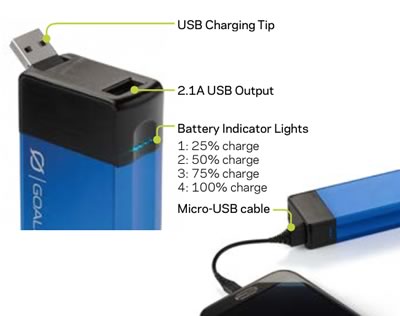 Flip 20 Portable USB Charger