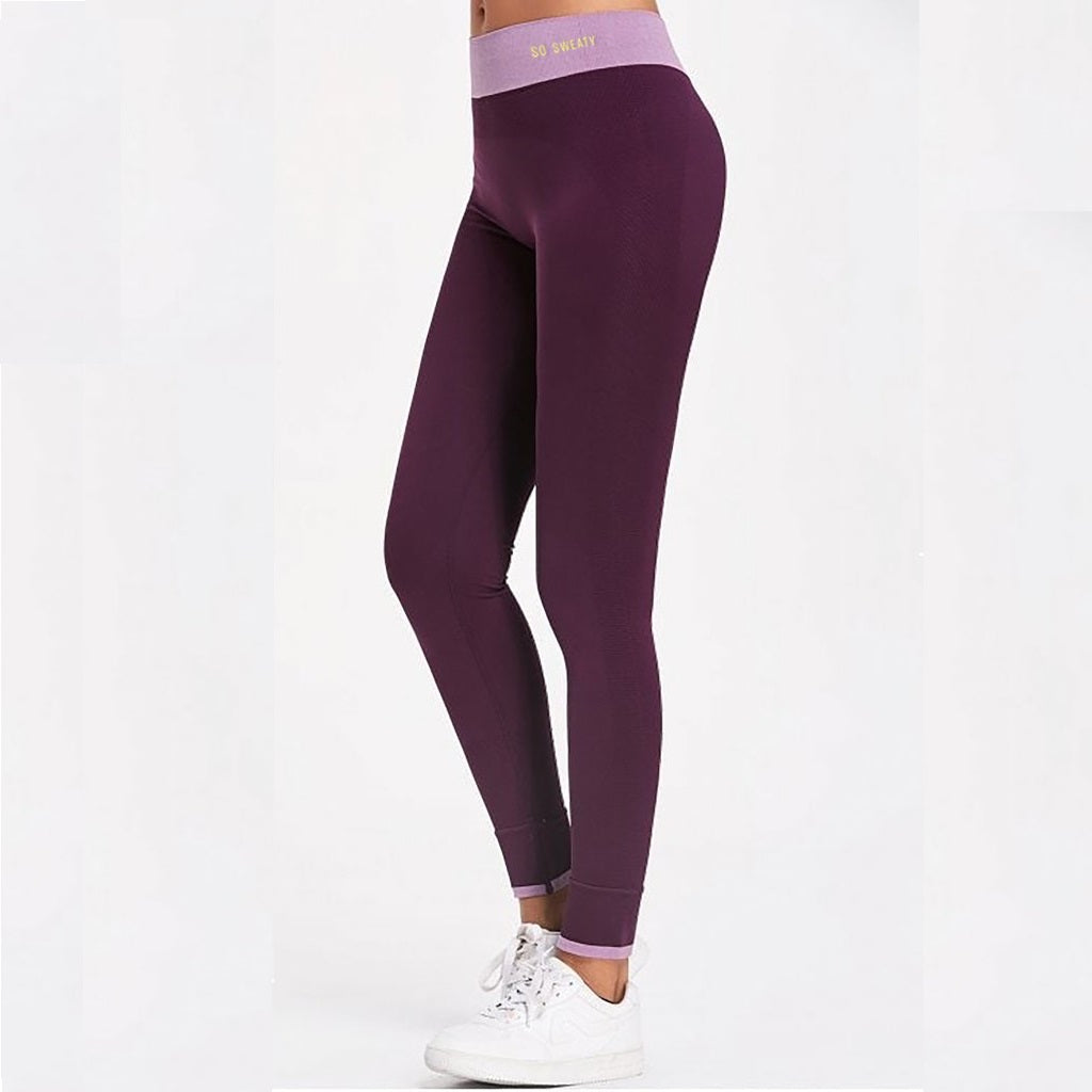 purple workout leggings