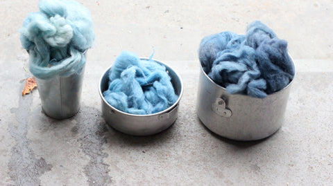 Freshly Dyed Wool // Shibang Designs