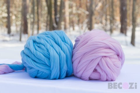 becozi super chunky merino wool knitting yarn giant extreme knit