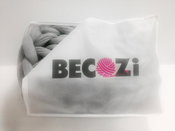 becozi brand bags chunky knit merino wool