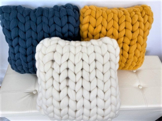 yarn pillow