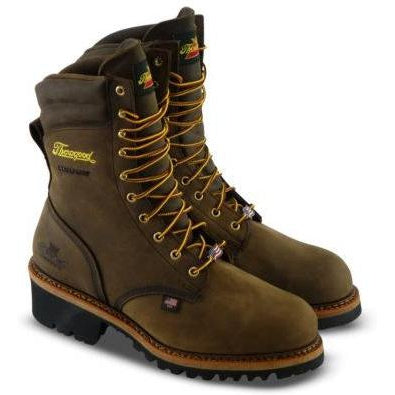 men's logger boots steel toe