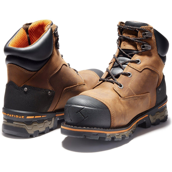 timberland pro men's 6 inch boondock comp toe wp insulated industrial work boot