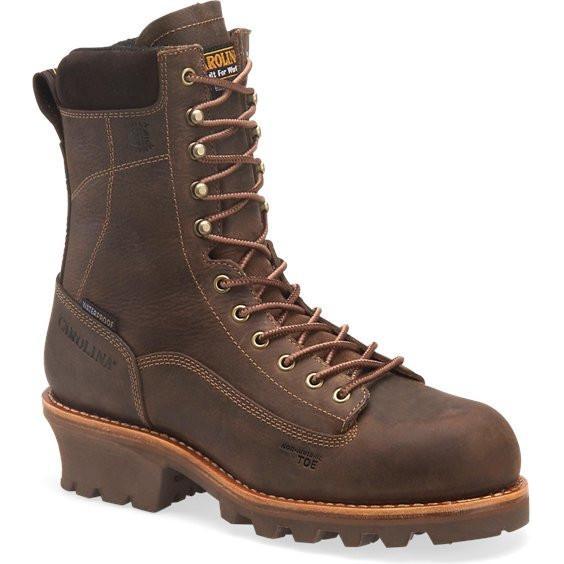 men's logger work boots