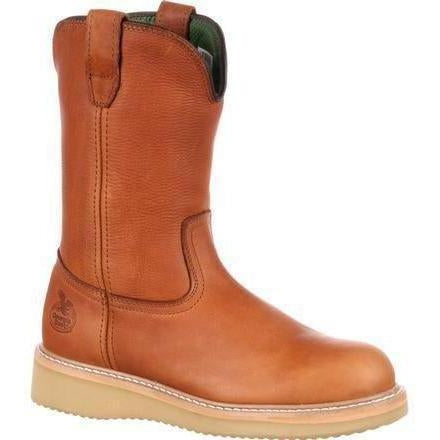 men's wedge work boots