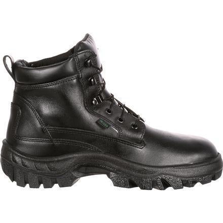 black rocky work boots