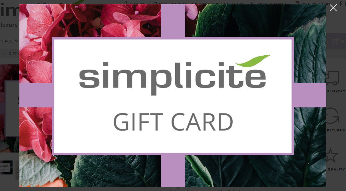 give them the gift of choice with a simplicite skin care 