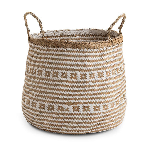 Small Seagrass Barrel Basket