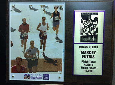 Chicago Marathon Finishers Plaque from 2001