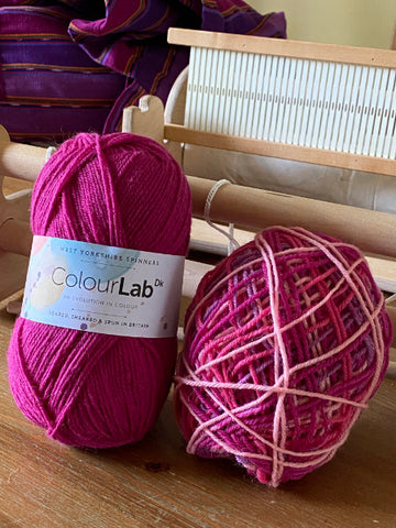 West Yorkshire Spinners ColourLab DK Cerise Pink and Summer Pinks Yarns
