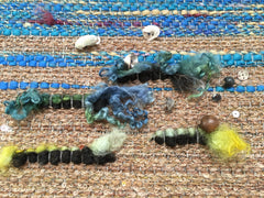 Sand Beach Textile Art for Highland Natural Accents