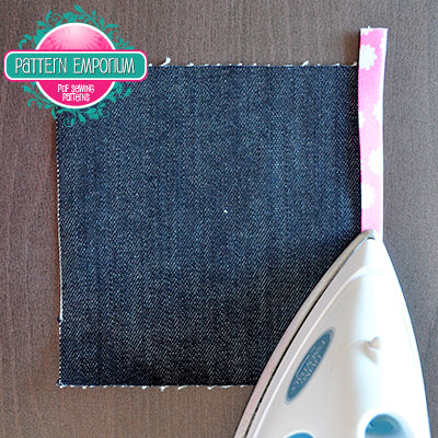 sewing on binding by Pattern Emporium