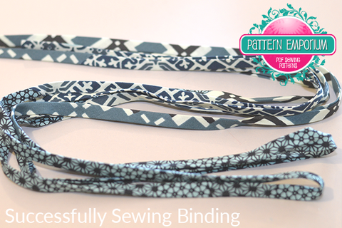 How to sew on binding by Pattern Emporium sewing patterns