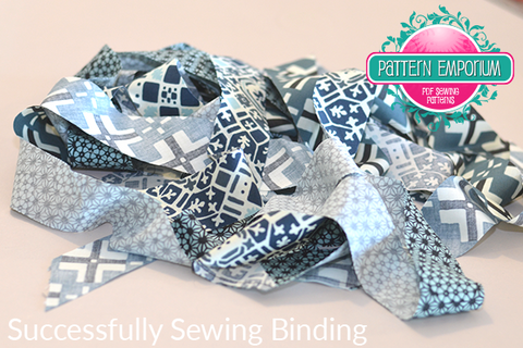 How to sew on binding by Pattern Emporium sewing patterns