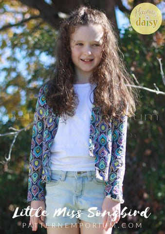 Girls Songbird Kimono sewing pattern by Pattern Emporium