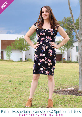 Sew a Cap Sleeve Fitted Dress - Pattern Emporium