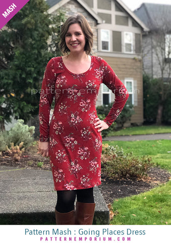 Sew a fitted dress with long sleeves Pattern Emporium