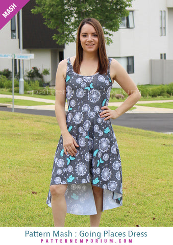 Sew a 2 piece hilo dress with straps Pattern Emporium