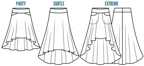Pattern Emporium hilow skirt sewing pattern