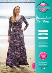 Pattern Emporium Wanderlust fit and flare dress. Bicep adjustment instructions