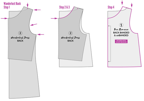 Pattern Hack : Add a Different Neckline Bishop Sleeve Top