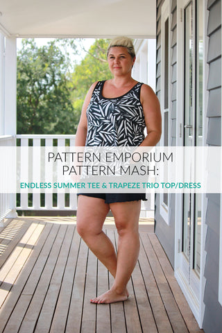 Pattern mash: sew a ladies summer swing trapeze top