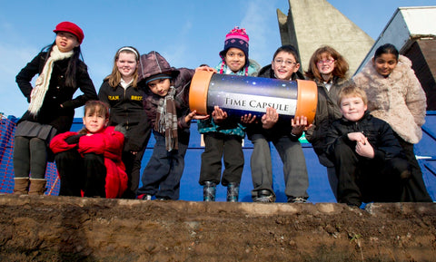 Pupils from Cranstonhill Nursery and Anderston Primary - Time Capsules UK