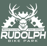WCPD Rudolph Bike Park Adult Unisex Midweight Fleece Hoodie - Army Green