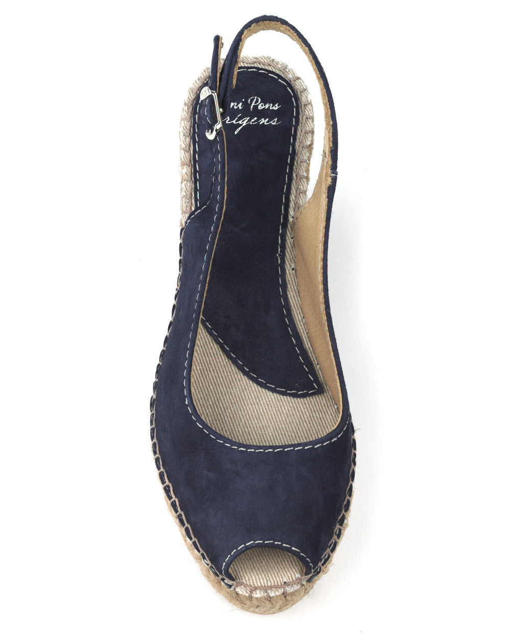 Calpe Navy Suede Espadrille - The Espadrille Hut