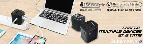 USB travel adapter for all your charging needs