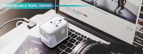 travel adapter with USB