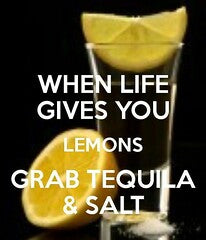 Tequila and salt