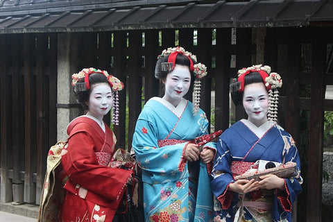 Geisha girls in Japan