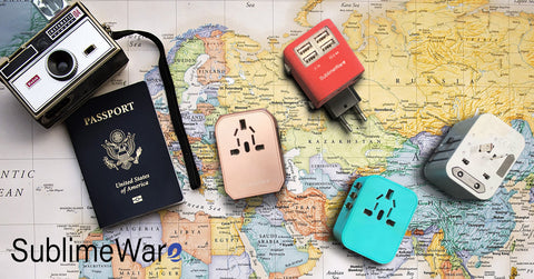 Travel adapter for world travel