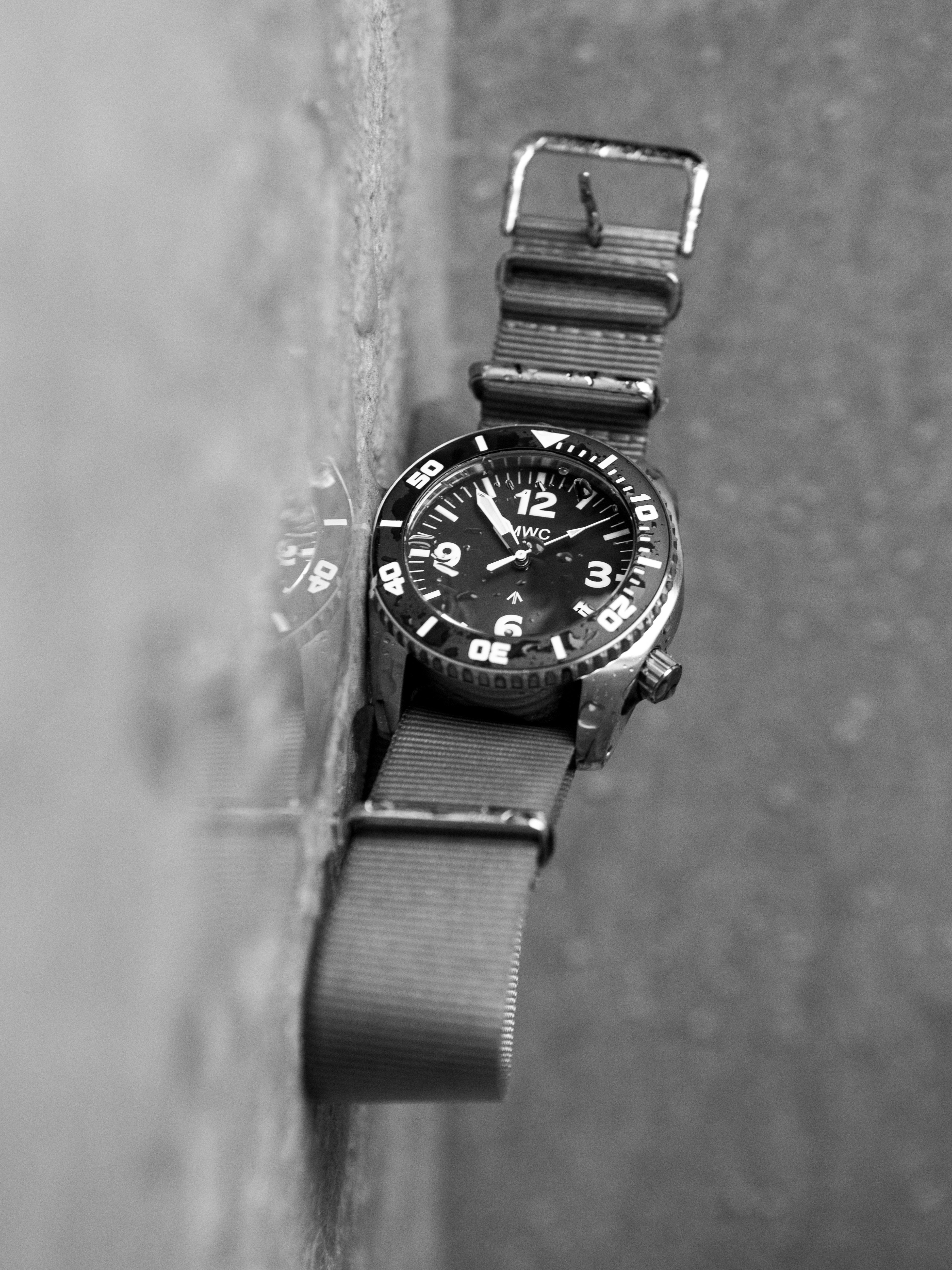 MWC "Depthmaster" 100atm / 3,280ft / 1000m Water Resistant Military Divers Watch in Stainless Steel Case with Helium Valve (Automatic) Ex Display Watch