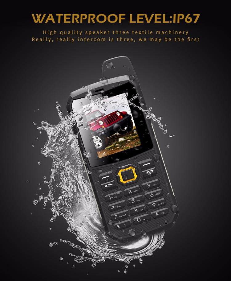Water Resistant Dual SIM Military / Police Specification Rugged Cellphone (Network Unknown)