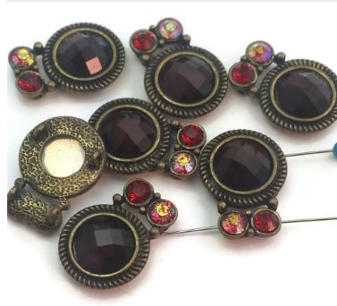 Slider beads for jewelry making