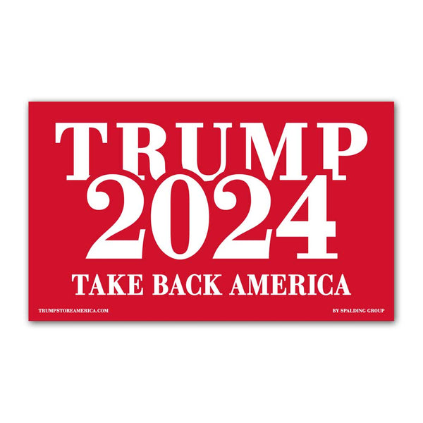 Trump 2024 Vinyl 5' x 3' Banner TrumpStoreAmerica