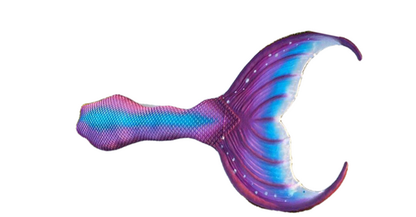 pink and blue mernation silicone mermaid tail