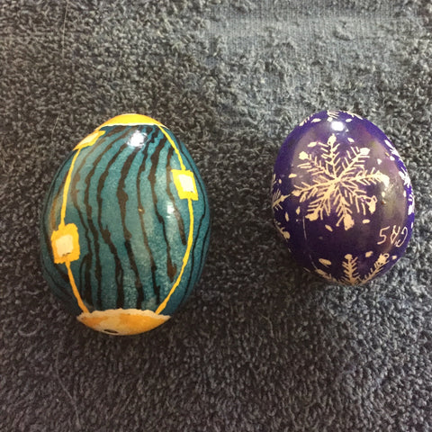 George's first pysanky